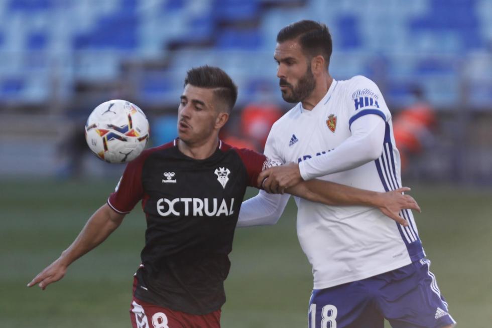 Real Zaragoza - Albacete: imágenes de la primera mitad del partido