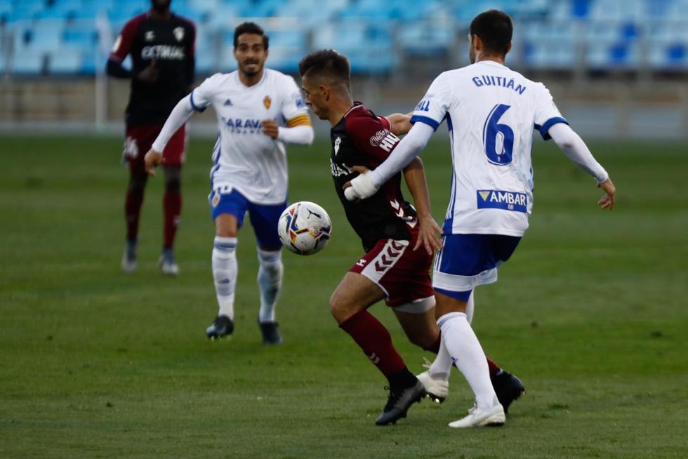 Real Zaragoza - Albacete: imágenes de la primera mitad del partido
