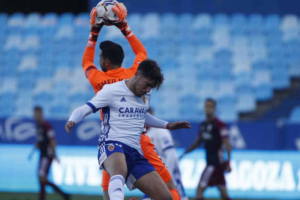 Real Zaragoza - Albacete: imágenes de la primera mitad del partido