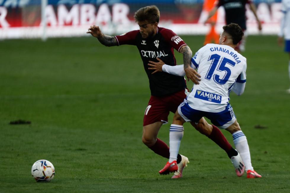 Real Zaragoza - Albacete: imágenes de la primera mitad del partido
