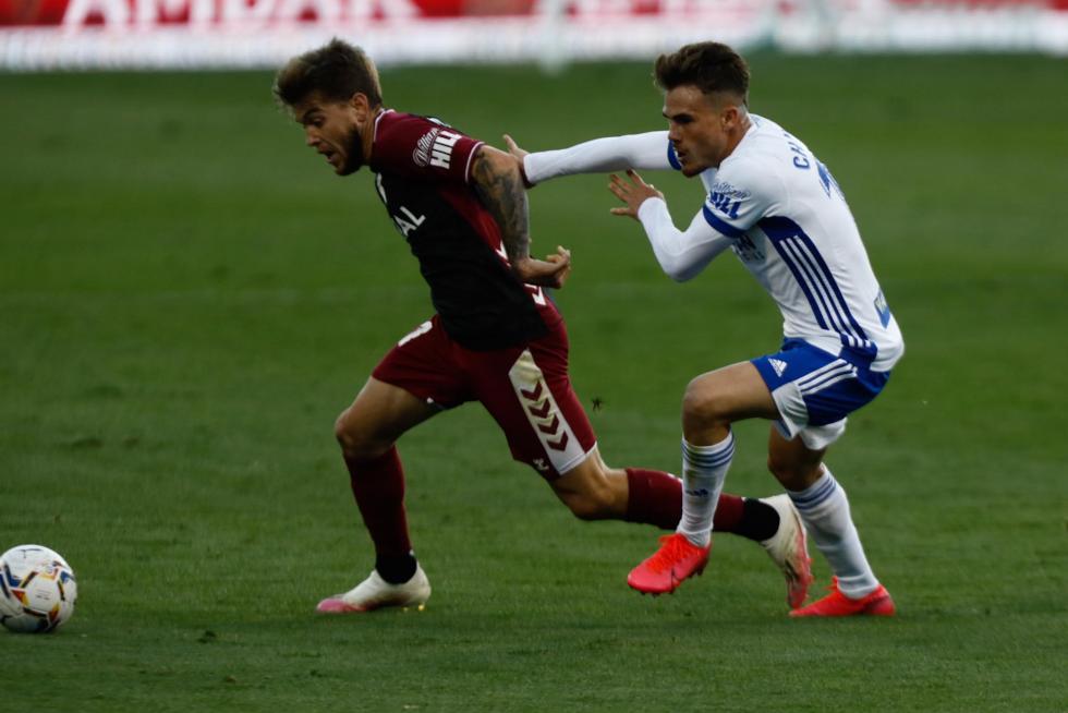 Real Zaragoza - Albacete: imágenes de la primera mitad del partido