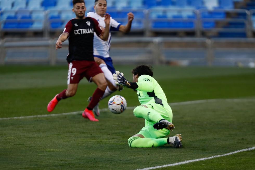 Real Zaragoza - Albacete: imágenes de la primera mitad del partido
