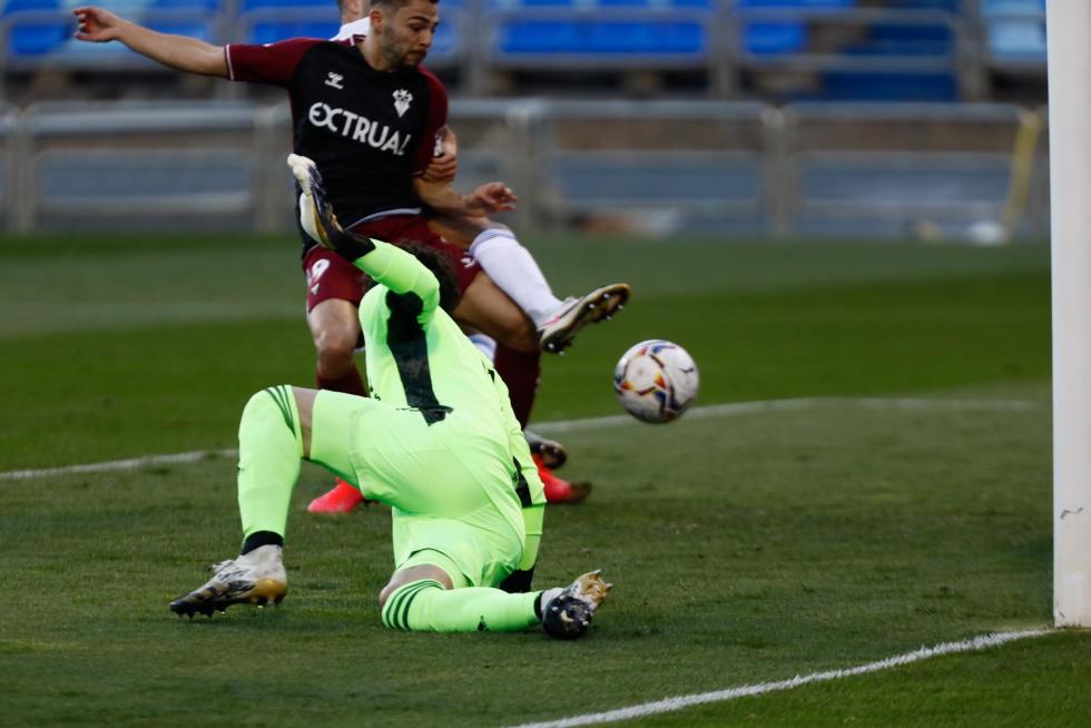 Real Zaragoza - Albacete: imágenes de la primera mitad del partido