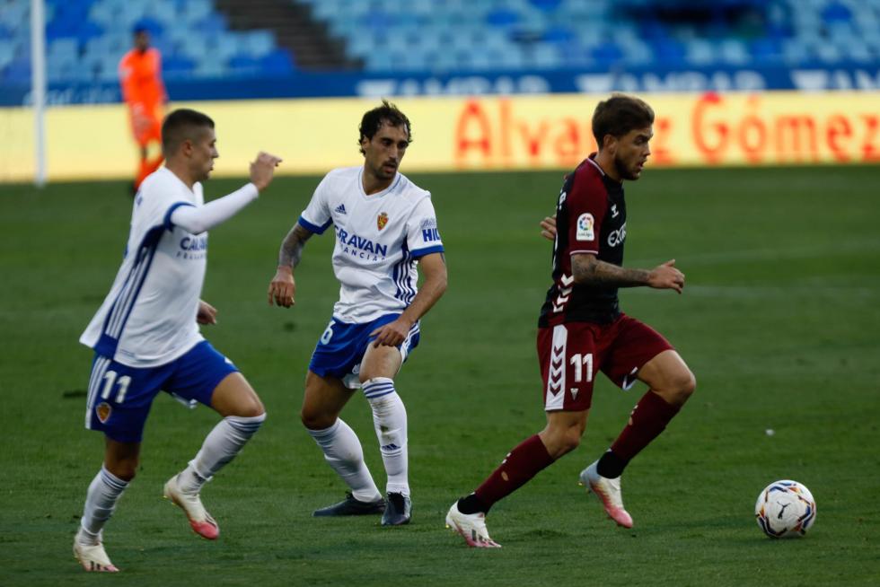 Real Zaragoza - Albacete: imágenes de la primera mitad del partido