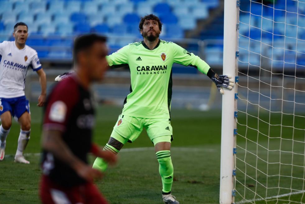 Real Zaragoza - Albacete: imágenes de la primera mitad del partido