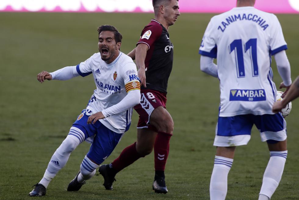 Real Zaragoza - Albacete: imágenes de la primera mitad del partido