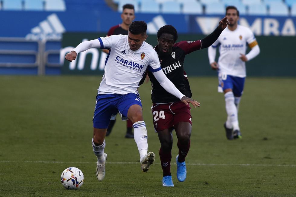 Real Zaragoza - Albacete: imágenes de la primera mitad del partido