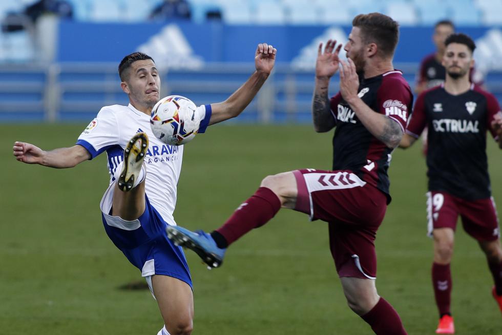 Real Zaragoza - Albacete: imágenes de la primera mitad del partido