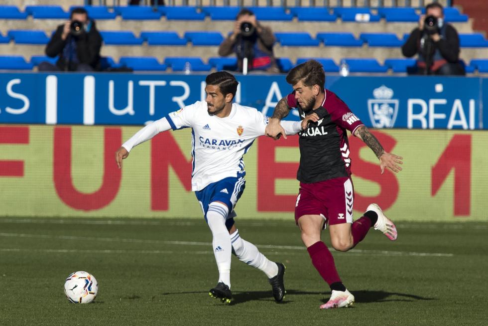 Real Zaragoza - Albacete: imágenes de la primera mitad del partido
