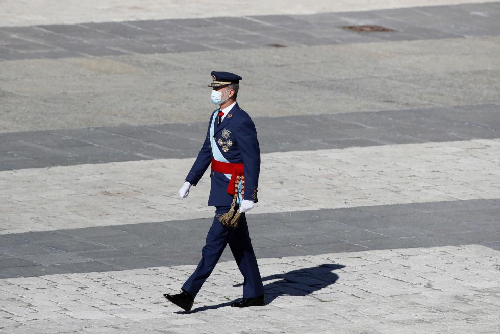 Los Reyes presiden un 12-O sin desfile militar.