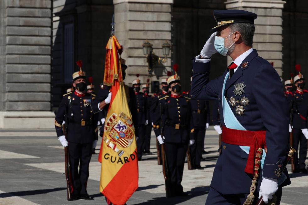 Los Reyes presiden un 12-O sin desfile militar.