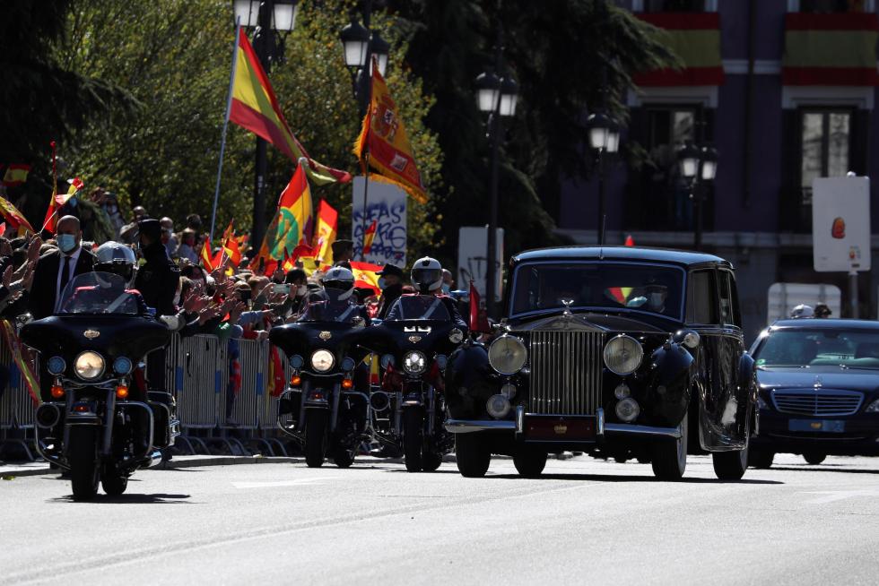 Los Reyes presiden un 12-O sin desfile militar.