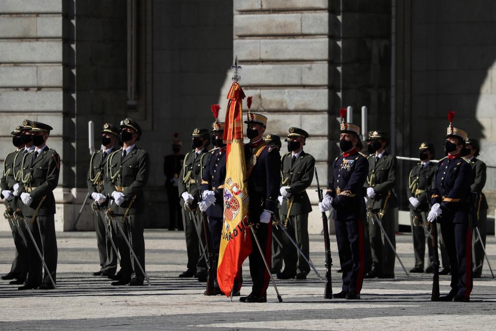 Los Reyes presiden un 12-O sin desfile militar.