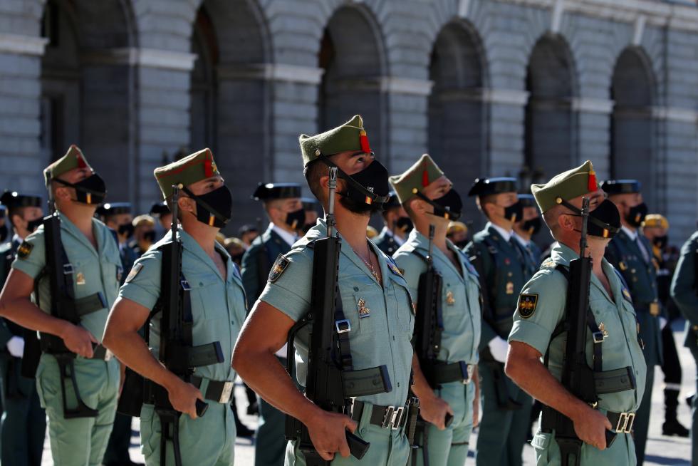 Los Reyes presiden un 12-O sin desfile militar.