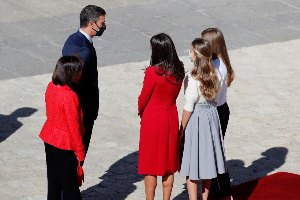 Los Reyes presiden un 12-O sin desfile militar.