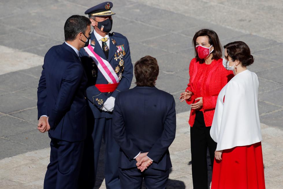 Los Reyes presiden un 12-O sin desfile militar.