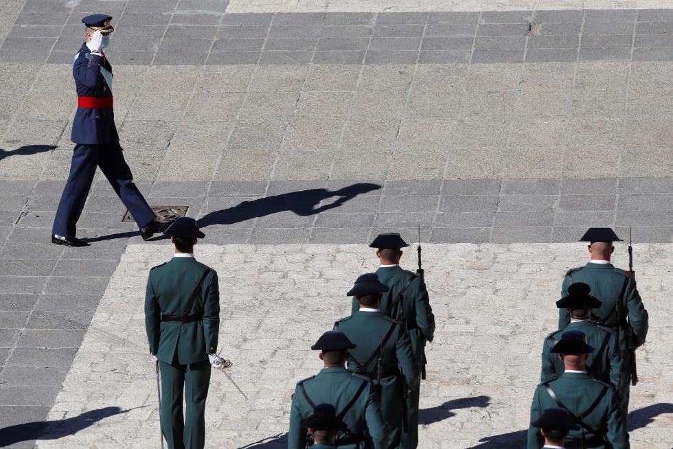 Los Reyes presiden un 12-O sin desfile militar.