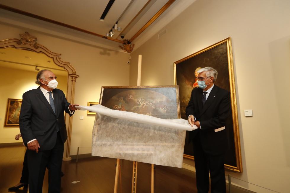 El Museo Goya expone ya en sus salas 'La construcción del templo del Pilar'.