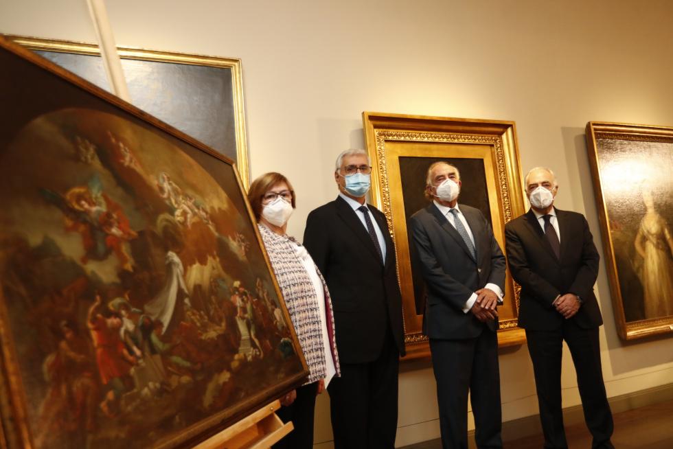 El Museo Goya expone ya en sus salas 'La construcción del templo del Pilar'.
