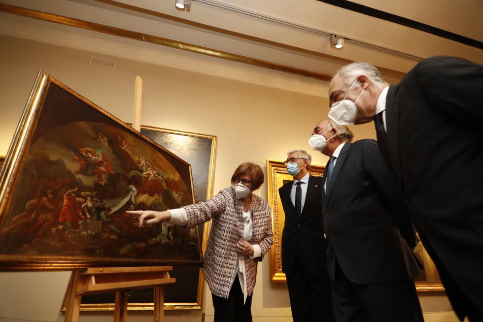 El Museo Goya expone ya en sus salas 'La construcción del templo del Pilar'.