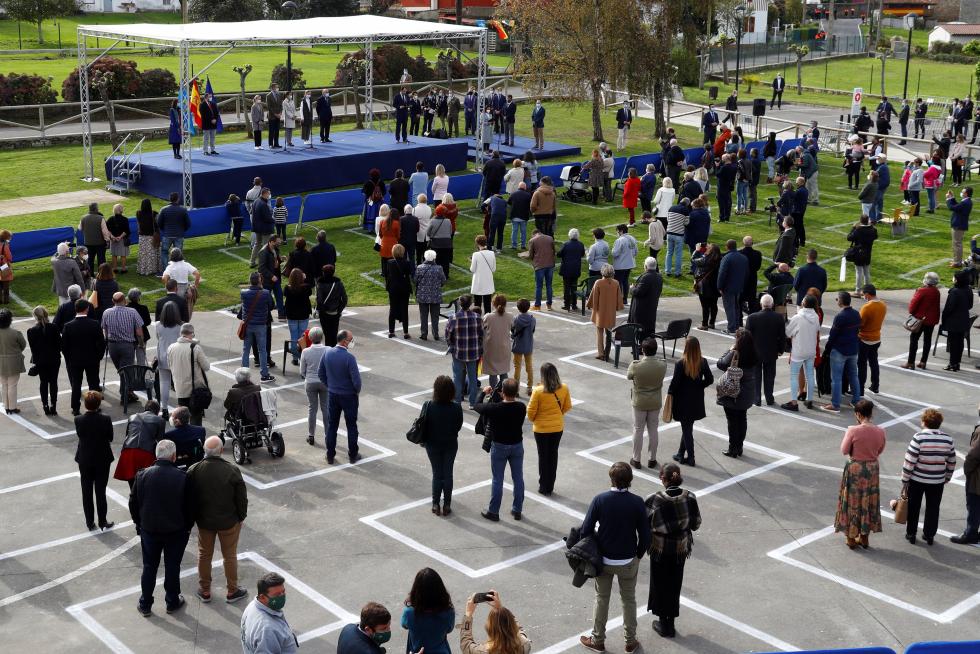 La Familia Real visita el pueblo ejemplar de Somao