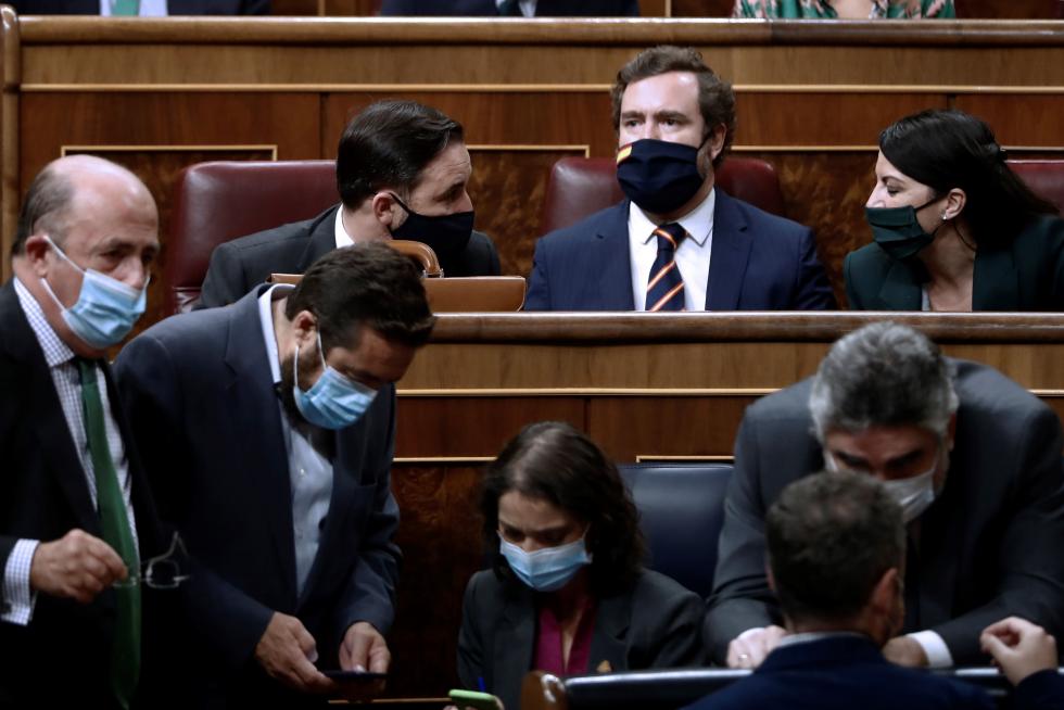 Vox lleva al Congreso su moción sin un solo apoyo y entre las dudas del PP