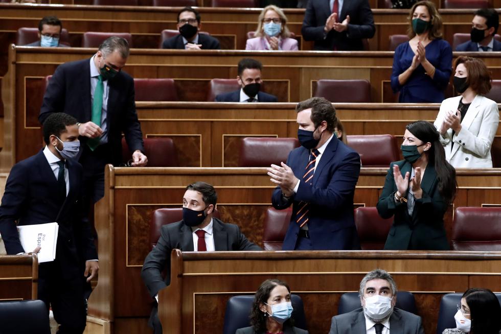 Vox lleva al Congreso su moción sin un solo apoyo y entre las dudas del PP