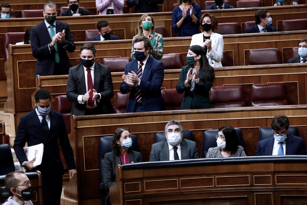 Vox lleva al Congreso su moción sin un solo apoyo y entre las dudas del PP