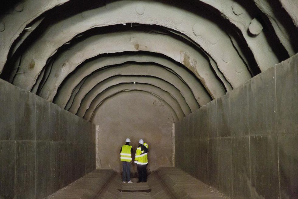 Preparada la tuneladora para el embalse de Mularroya