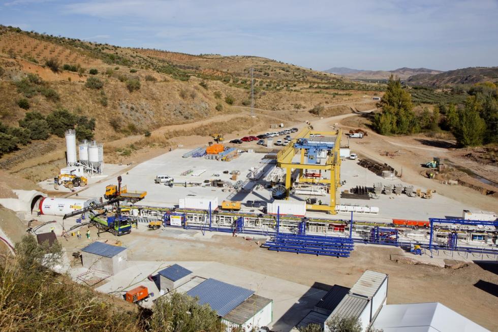 Preparada la tuneladora para el embalse de Mularroya