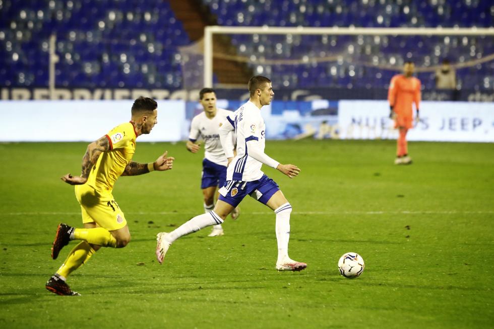 Fotos del partido Real Zaragoza-Girona, de la 1ª jornada aplazada de la Liga SmartBank