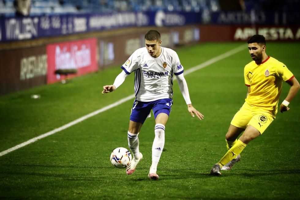 Fotos del partido Real Zaragoza-Girona, de la 1ª jornada aplazada de la Liga SmartBank