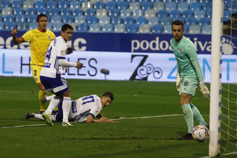 Fotos del partido Real Zaragoza-Girona, de la 1ª jornada aplazada de la Liga SmartBank