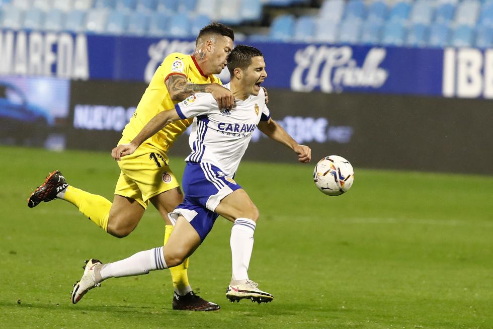 Fotos del partido Real Zaragoza-Girona, de la 1ª jornada aplazada de la Liga SmartBank
