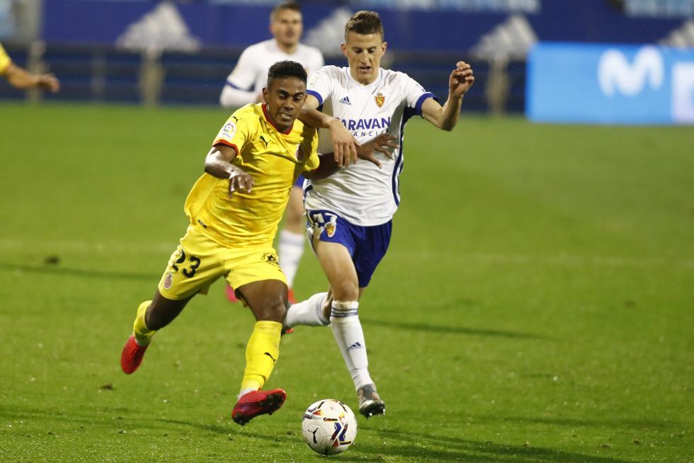 Fotos del partido Real Zaragoza-Girona, de la 1ª jornada aplazada de la Liga SmartBank