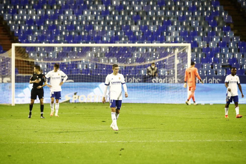 Fotos del partido Real Zaragoza-Girona, de la 1ª jornada aplazada de la Liga SmartBank