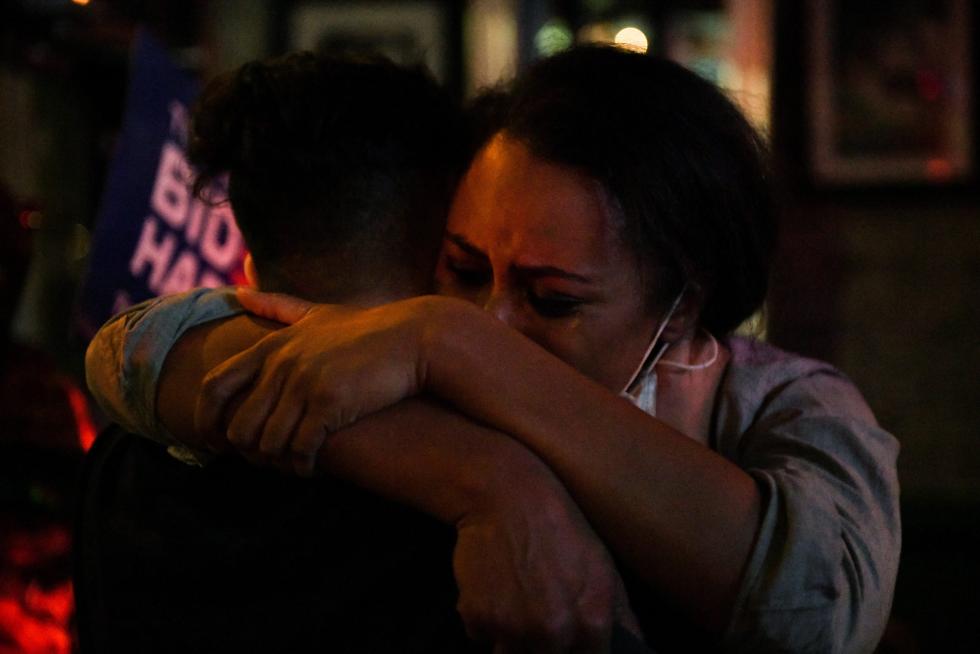 Joe Biden y Kamala Harris celebran haber ganado las elecciones a la Presidencia de Estados Unidos
