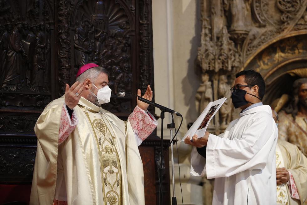 Toma de posesión del nuevo arzobispo de Zaragoza, Carlos Escribano