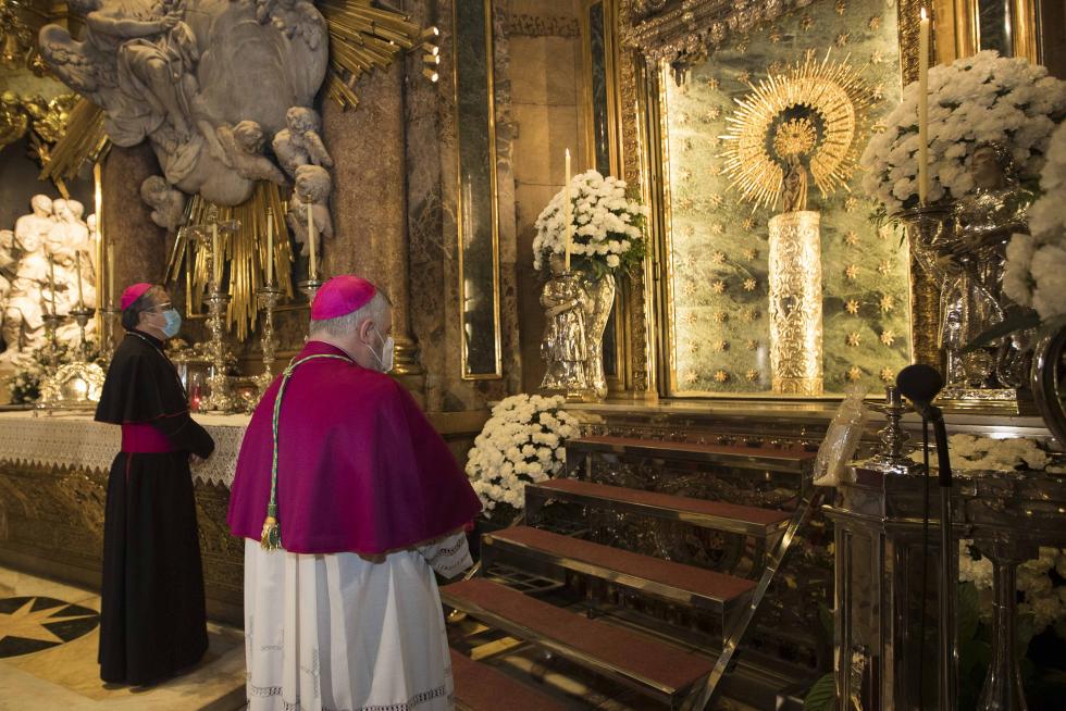 Toma de posesión del nuevo arzobispo de Zaragoza, Carlos Manuel Escribano