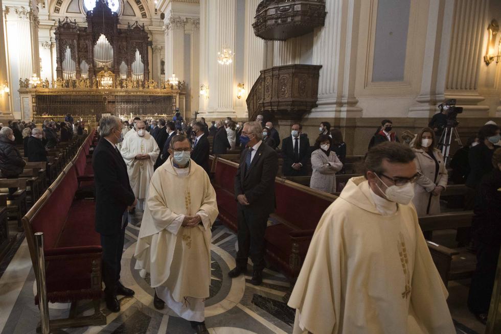Toma de posesión del nuevo arzobispo de Zaragoza, Carlos Manuel Escribano
