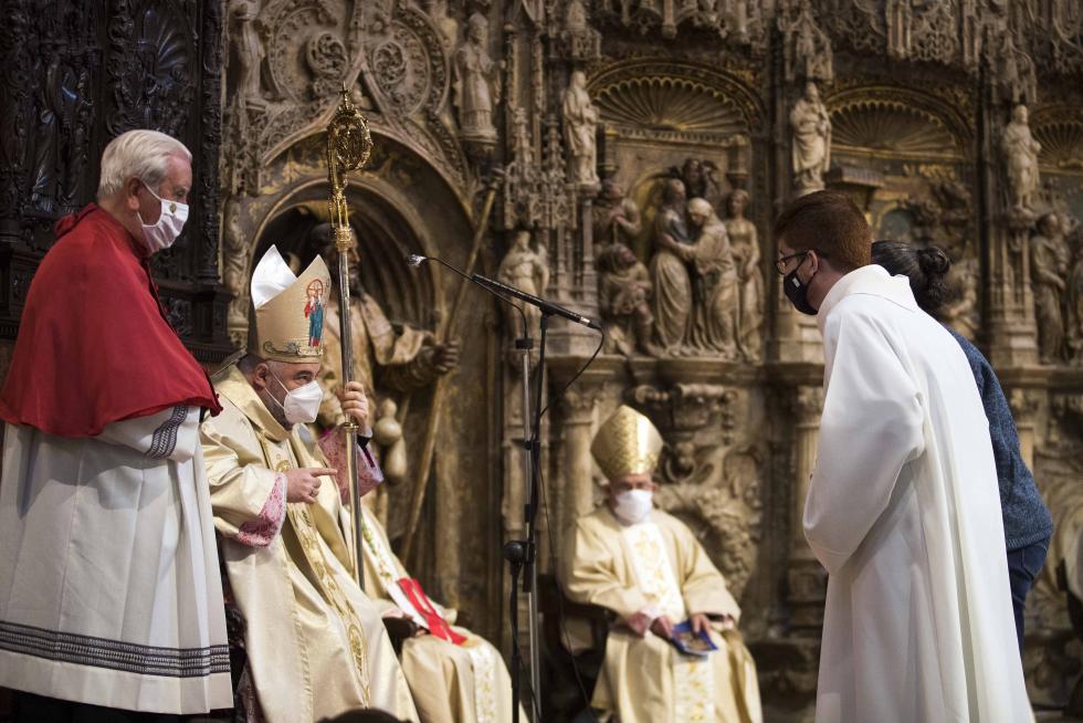 Toma de posesión del nuevo arzobispo de Zaragoza, Carlos Manuel Escribano