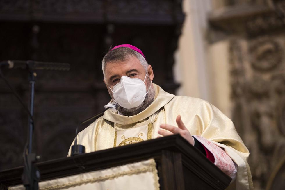 Toma de posesión del nuevo arzobispo de Zaragoza, Carlos Manuel Escribano
