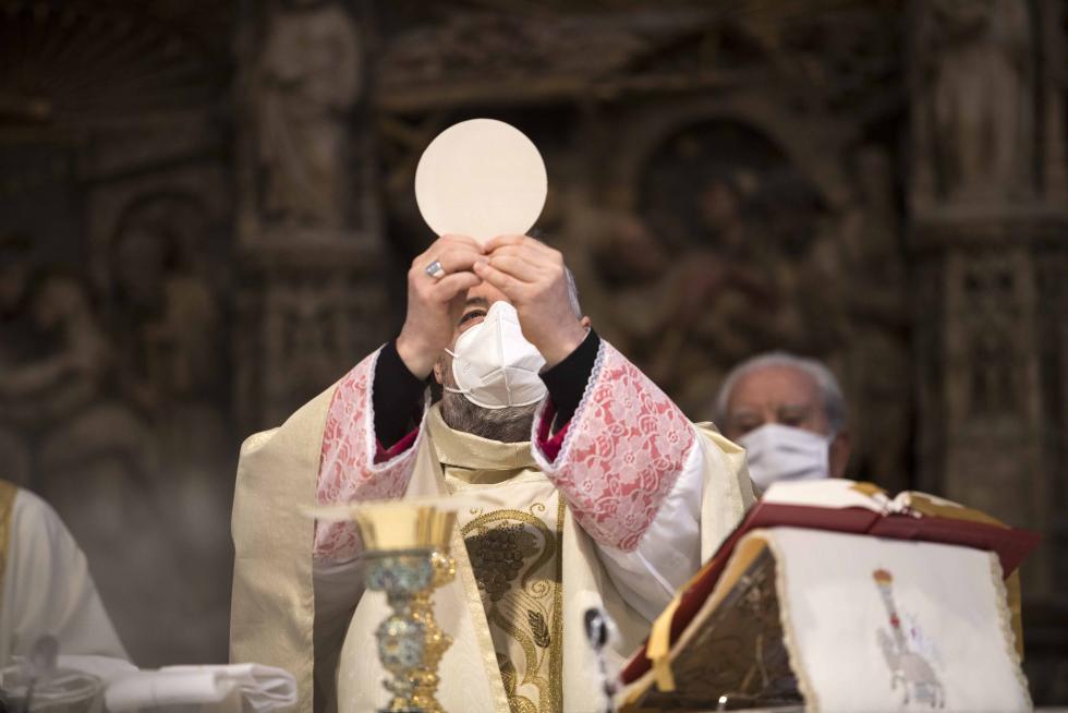 Toma de posesión del nuevo arzobispo de Zaragoza, Carlos Manuel Escribano