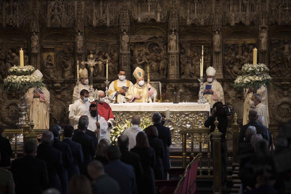 Toma de posesión del nuevo arzobispo de Zaragoza, Carlos Manuel Escribano