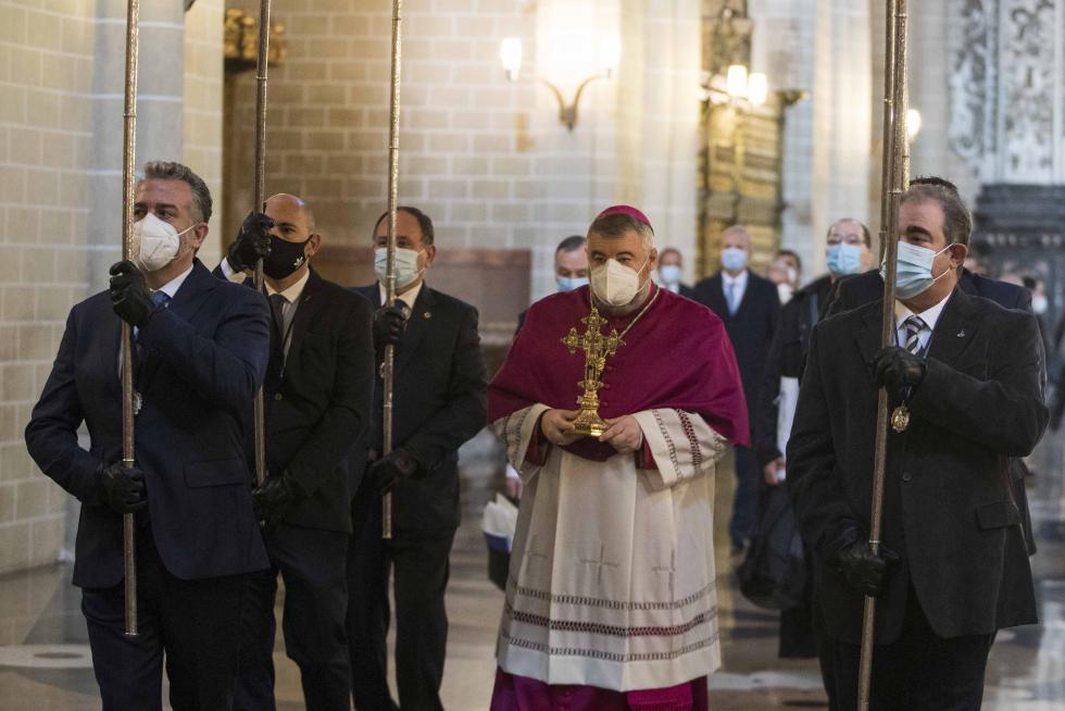 Toma de posesión del nuevo arzobispo de Zaragoza, Carlos Manuel Escribano