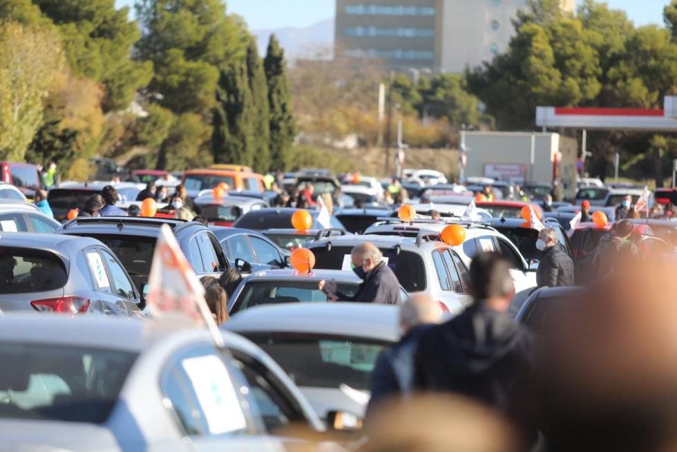 La concertada toma las calles para protestar contra la ley Celaá