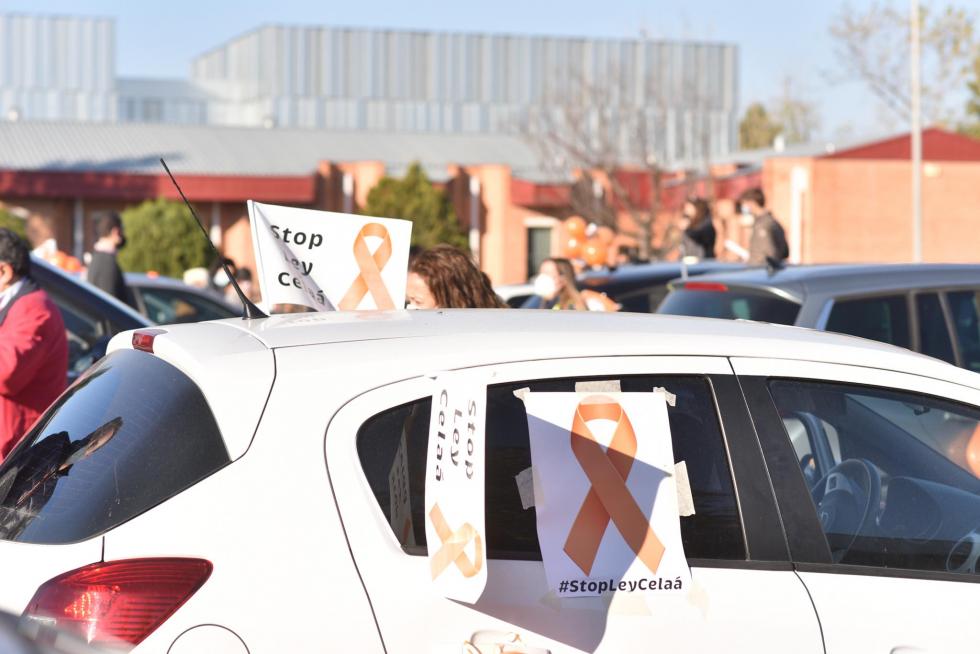 La concertada toma las calles para protestar contra la ley Celaá