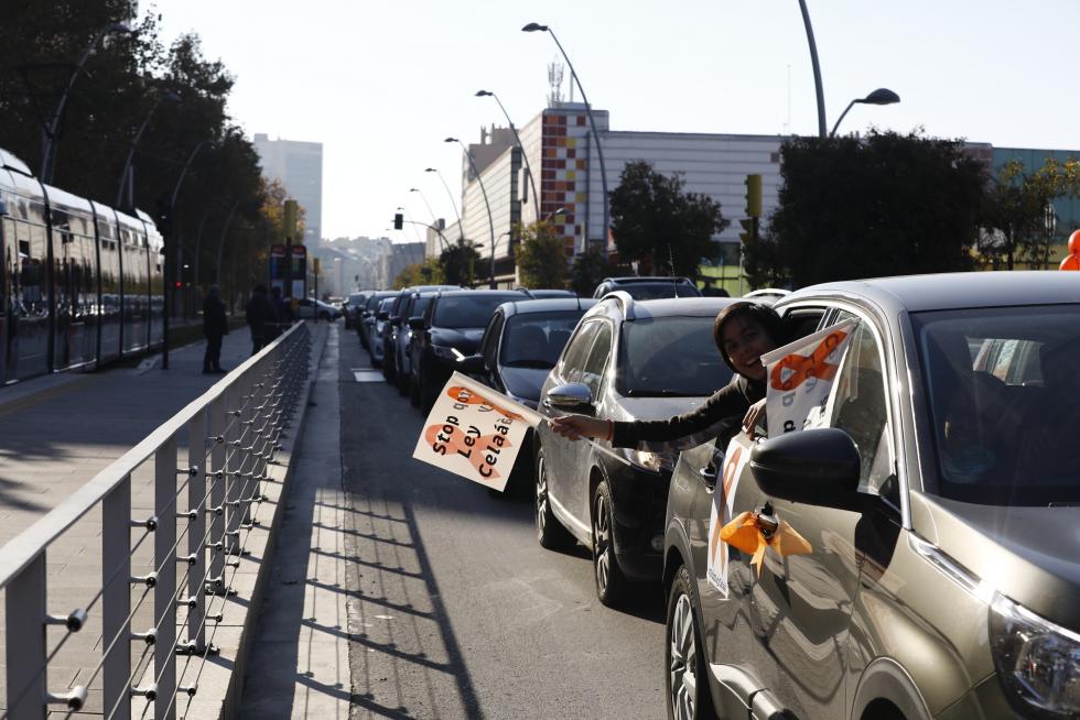 La enseñanza concertada toma las calles para protestar contra la ley Celaá