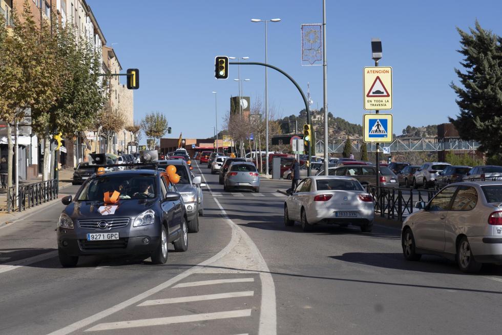 Protesta de la enseñanza concertada en las calles de Teruel