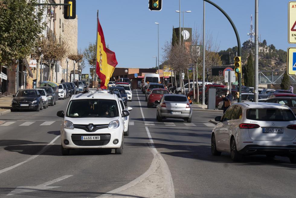 Protesta de la enseñanza concertada en las calles de Teruel